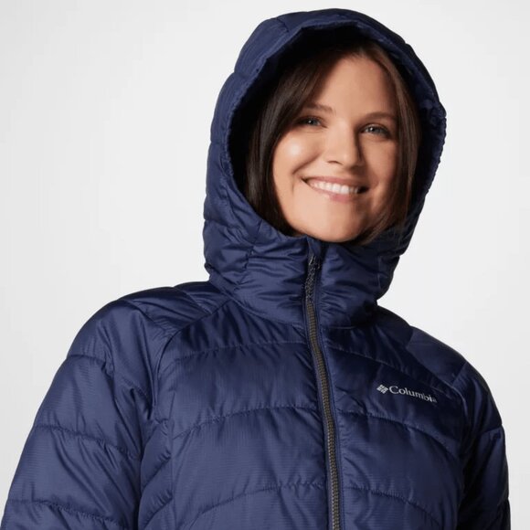 COLUMBIA Women's Karis Gale™ Hooded Jacket Water-resistant WARM size L NEW